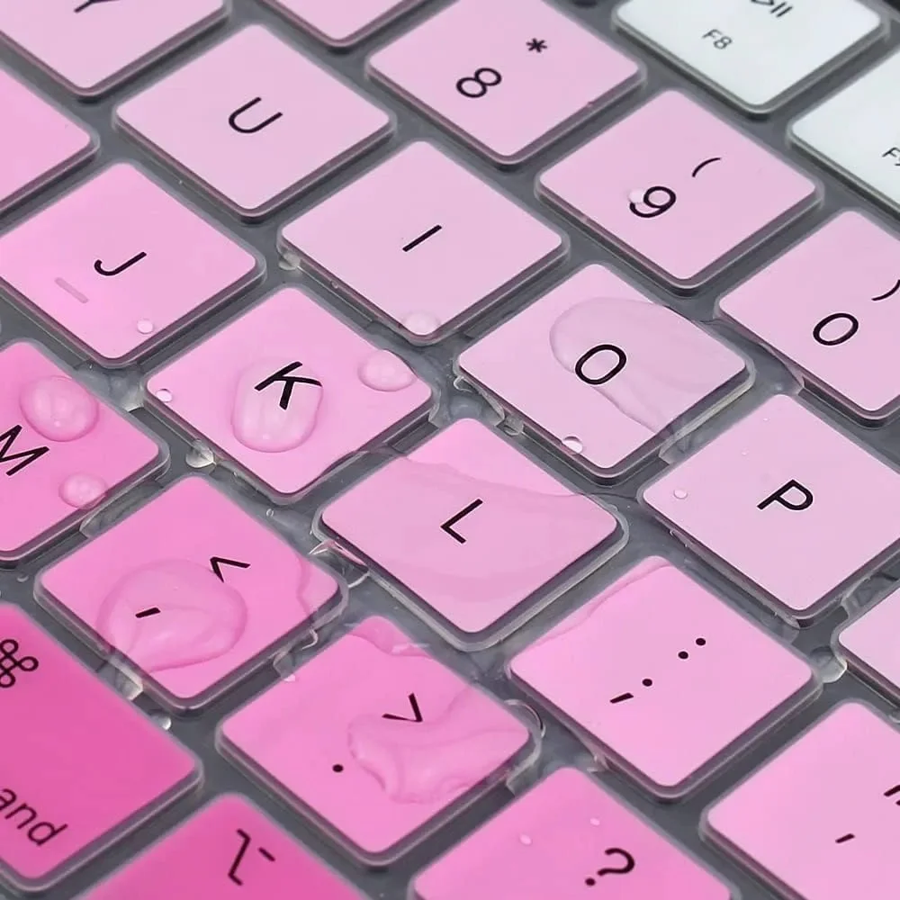 PROTECTOR DE TECLADO PARA PORTÁTIL MACBOOK 13" ROSADO, vista 3