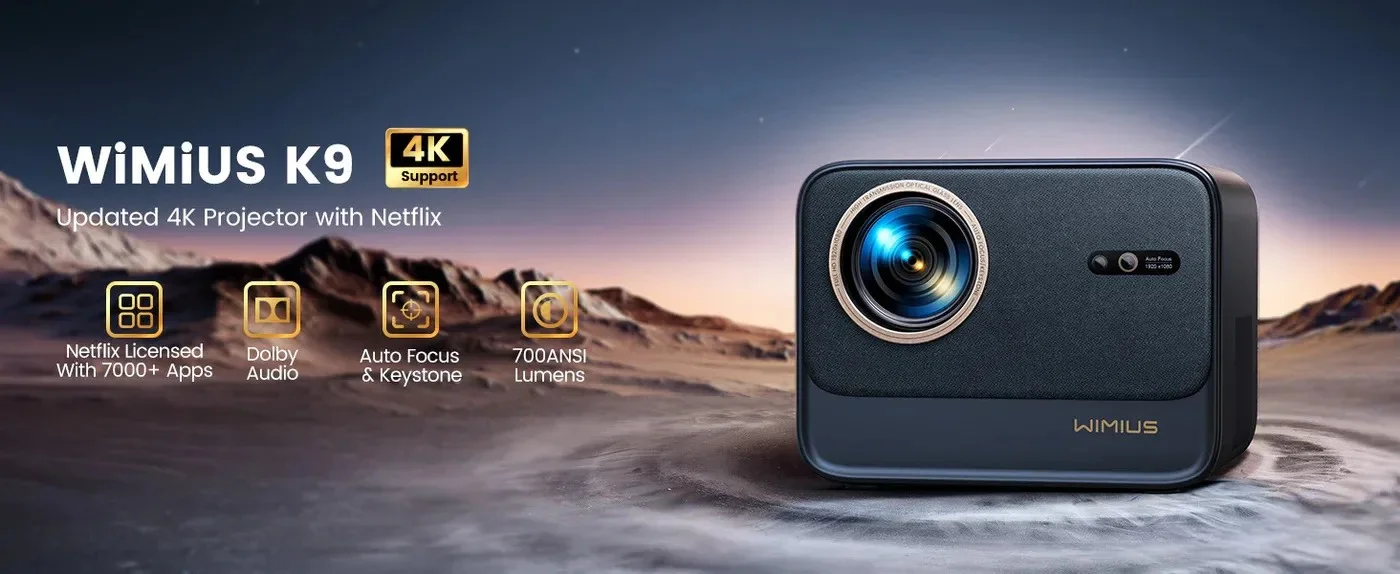 PROYECTOR WIMIUS K9 AC100-240V 50/60HZ 75W