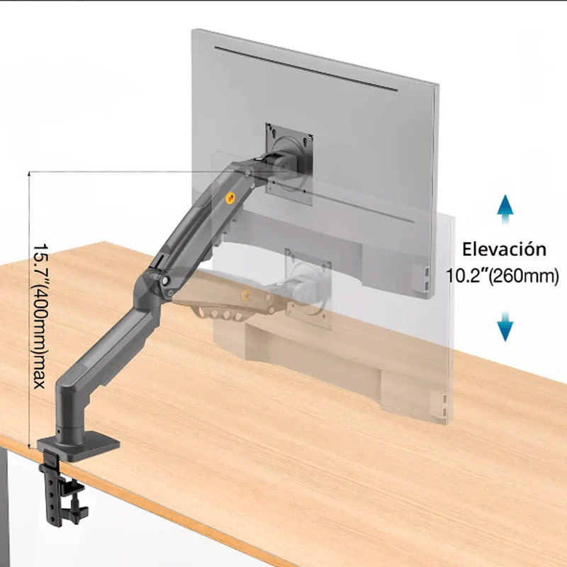 BRAZO NB NORTH BAYOU F80 PARA PANTALLAS/MONITORES DE 17-32 PULGADAS