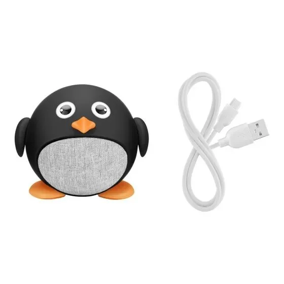 PARLANTE STEREN MINI BOC 869P BLUETOOTH PINGUINO, vista 5