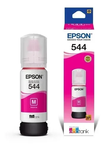 TINTA EPSON T544 MAGENTA 65ML PARA L1110/L1210/L1250/L3110/L3150/L3160/L3210/L3250/L3251/L3260/L3560/L5190/L5290/L5590