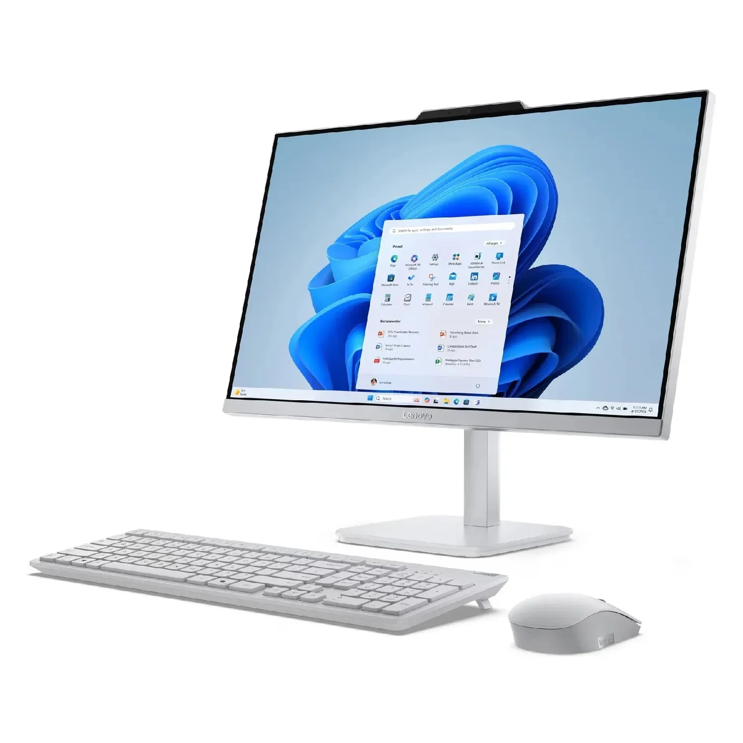 COMPUTADOR TODO EN UNO LENOVO A100 23.8" FHD CORE I3-N305 8GB DDR4 512GB SSD GRIS
