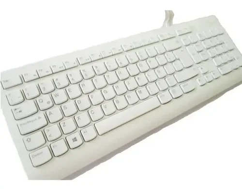TECLADO LENOVO CALLIOPE GEN 2 ALAMBRICO BLANCO, vista 2
