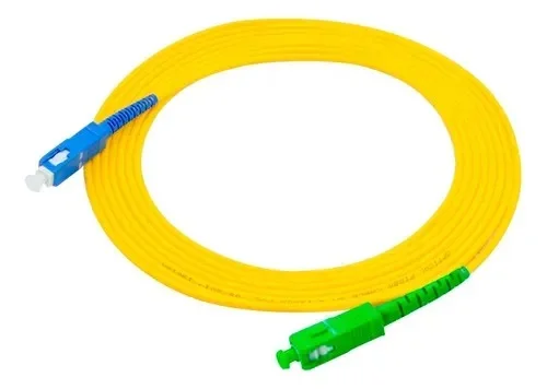 CABLE GORELINK PATCH CORD SIMPLEX MONO SC/APC-SC/APC-SM AMARILLO 3METROS