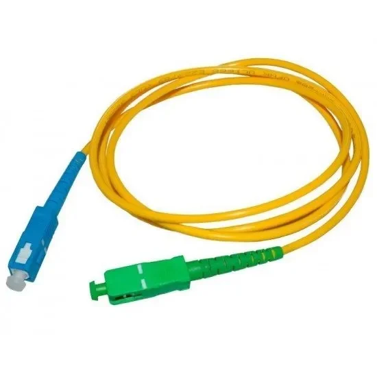 CABLE GORELINK PATCH CORD SIMPLEX MONO SC/APC-SC/APC-SM AMARILLO 3METROS, vista 2