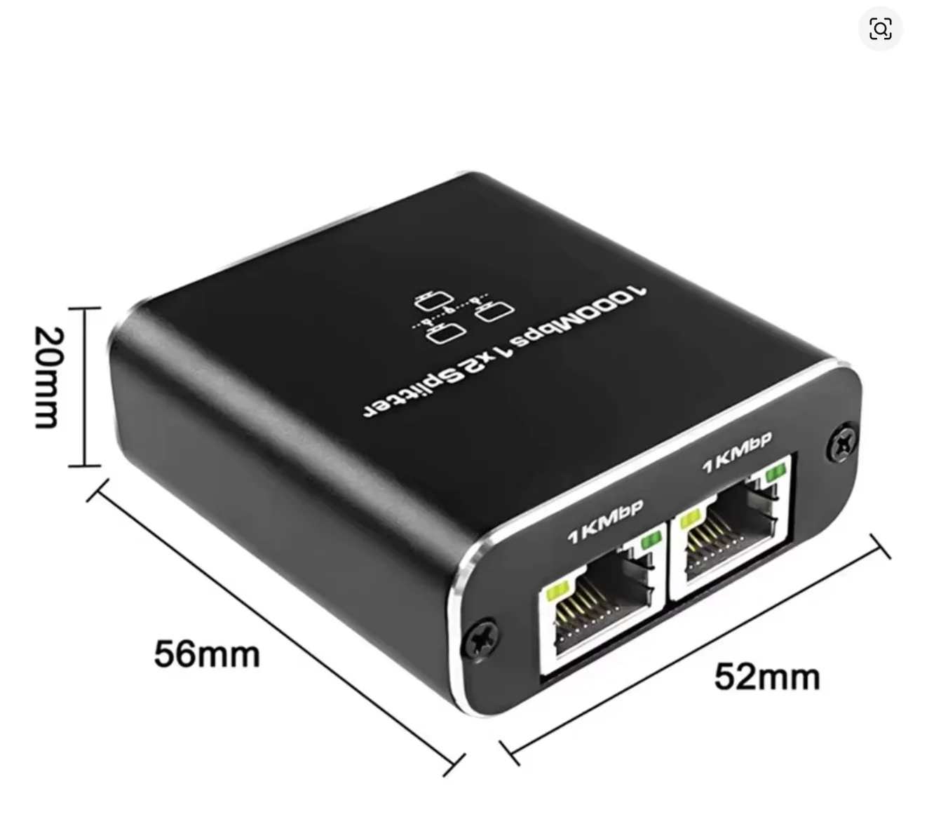 CONVERTIDOR TELDA SPLITER/DIVISOR RJ45 DE 1 A 2 EXTENSOR (TELDAYKEMEI), vista 2