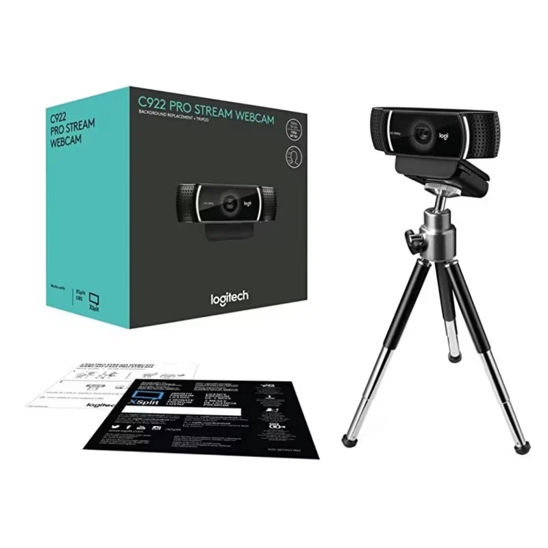 CÁMARA WEB LOGITECH C922 PRO HD STREAM WEBCAM, vista 3