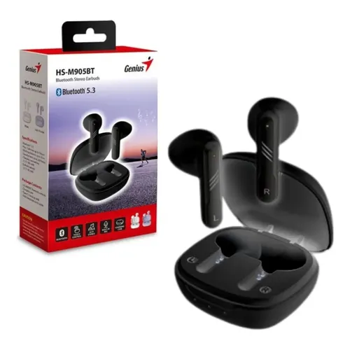 AUDÍFONOS INALÁMBRICOS GENIUS HS-M905BT NEGRO, vista 2
