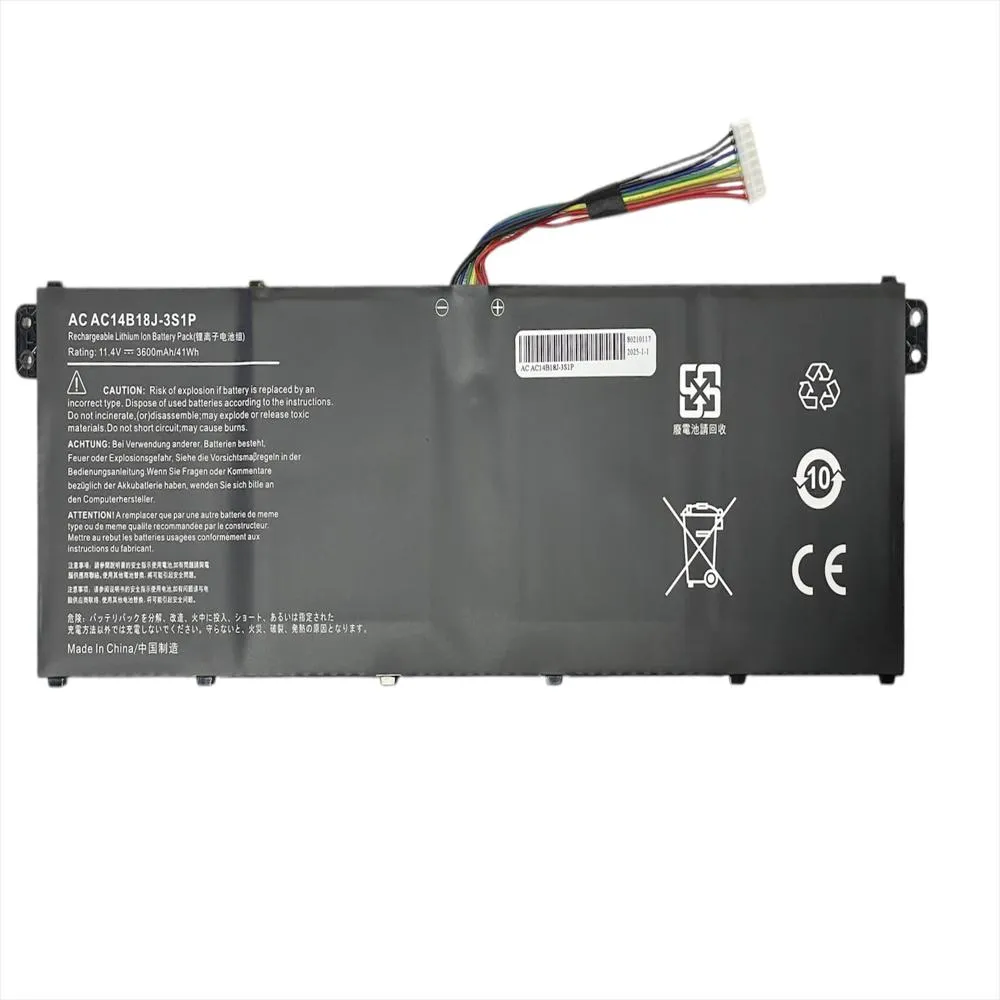 BATERÍA PARA PORTÁTIL ACER ASPIRE OEM AC14B18J 11.4V 3600MAH