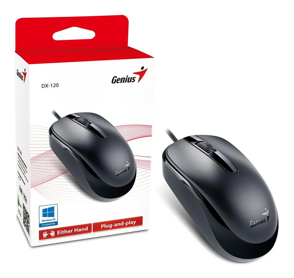 MOUSE MOUSE ALAMBRICO GENIUS DX-120 USB-C, vista 3