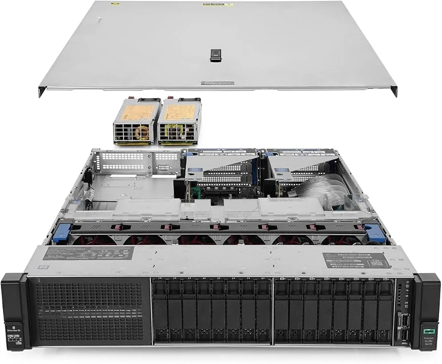 SERVIDOR HP PROLIANT DL380 G10 SFF DE 24 BAHÍAS 2X GOLD 6152 2.10GHZ 44-CORE 128GB RAM, vista 3
