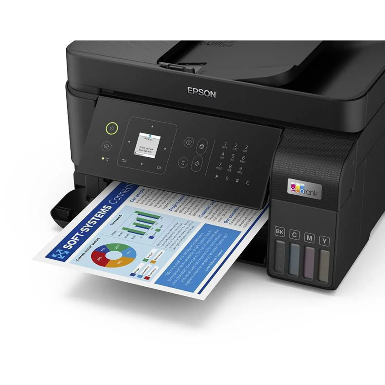 IMPRESORA EPSON L5590 ECOTANK MULTIFUNCIONAL WI-FI CON TANQUE DE TINTA A4, vista 4