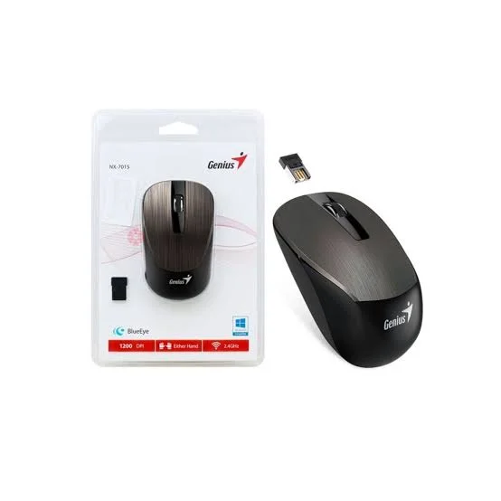 MOUSE GENIUS NX-7015 INALÁMBRICO NEGRO, vista 3