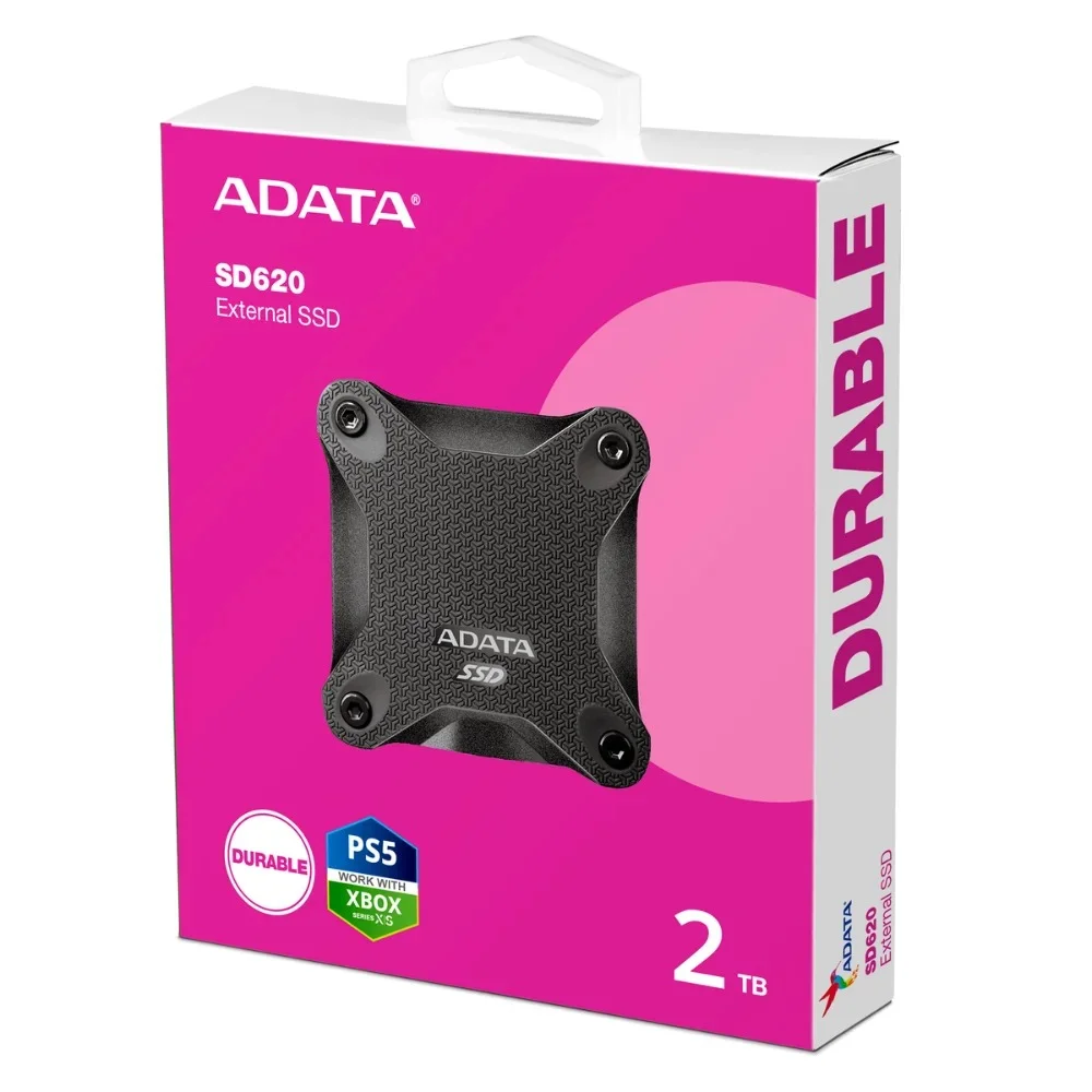 DISCO EXTERNO SÓLIDO SSD ADATA SD620 2 TB USB 3.2 GEN 2 SD620-2TCBK