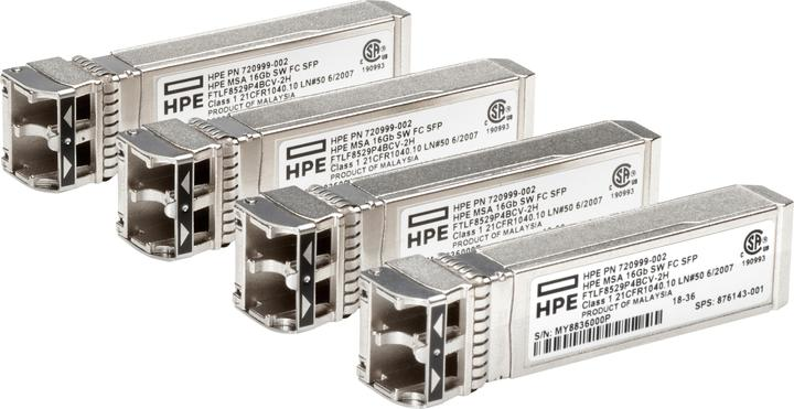 TRANSCEIVER HPE C-SERIES 32 GB FC SW SFP+ TRANSCEIVER 32 GB FIBRE CHANNEL SHORT WAVE SFP+, vista 2