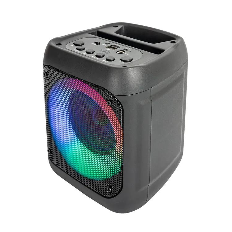 PARLANTE KALLEY K-P5 5W BLUETOOTH RADIO FM USB MICROSD AUXILIAR NEGRO BATERÍA 6H, vista 2