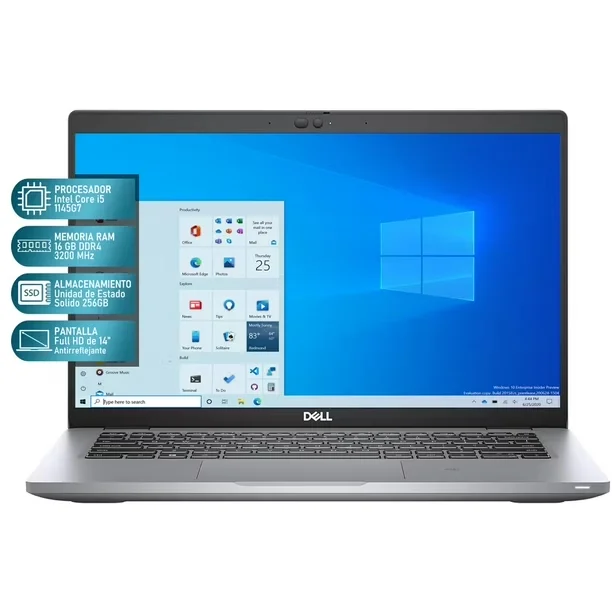 PORTÁTIL DELL LATITUDE 5420 INTEL CORE I5-1145G7/16 GB DDR4/256GB SSD/14", vista 3