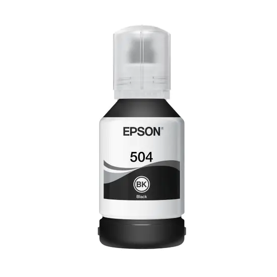 TINTA EPSON T504 NEGRA 120 ML PARA L4150/L4160/L4260/L6161/L6171/L6191/L6270/L14150