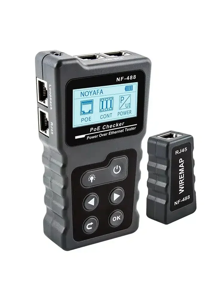 KIT DE HERRAMIENTAS GENÉRICO NF-488 POE CHECKER TESTER, vista 3