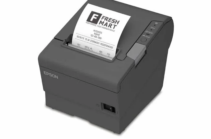 IMPRESORA POS EPSON TM-T88VII-052 THERMAL RECEIPT PRINTER USB ETHERNET AUTO-CUTTER BLACK, vista 3